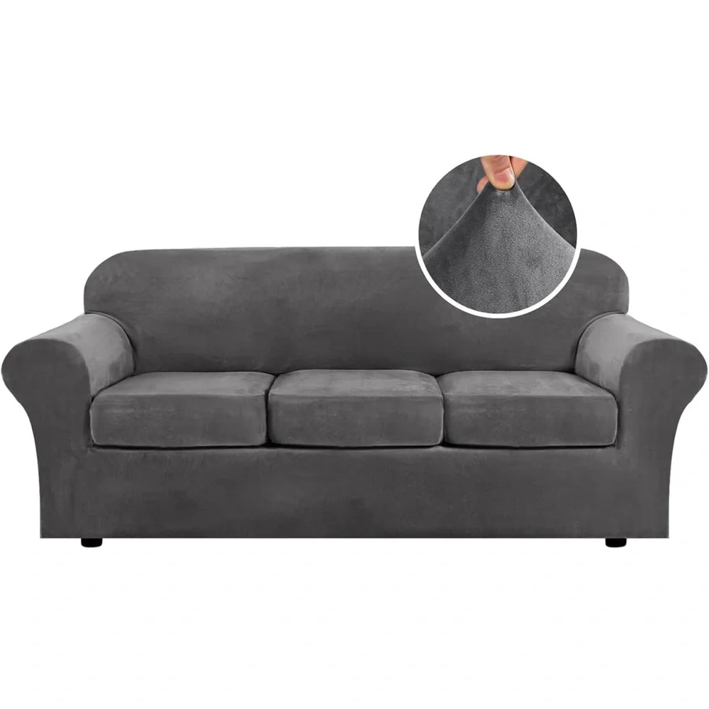 Velvet Furniture Cover for Sofa